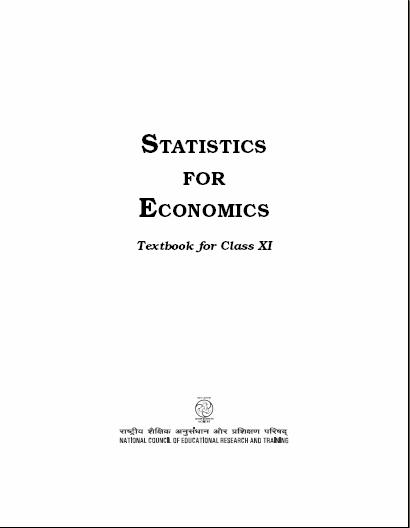 Textbook of Statics for Class XI( in English)